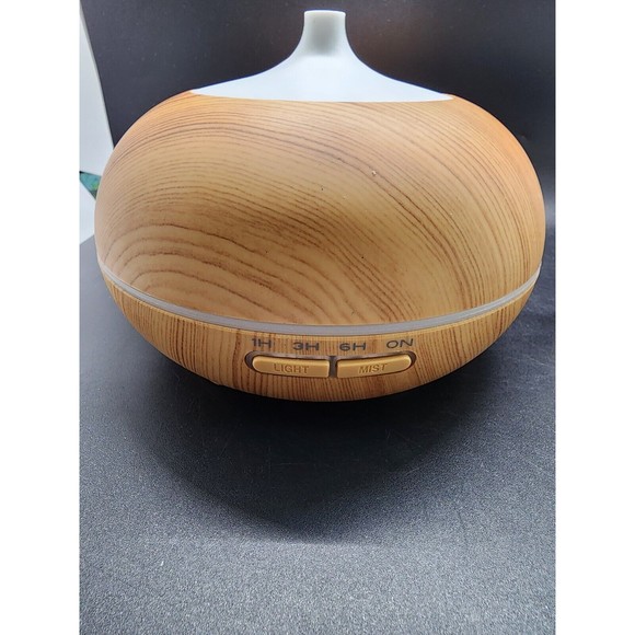 Bluestone Ultrasonic Aroma Diffuser, woodgrain finish Open Box Never Used - Picture 5 of 14